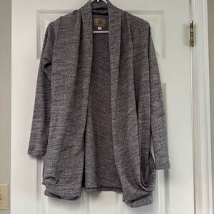UGG Australia Open Front Drape Cardigan Sweater Size Small - purplish grey color